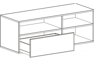 Тумба под телевизор Кёльн-1220 (высокая)