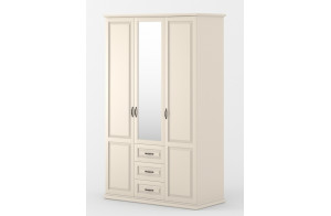 Трехстворчатый шкаф для одежды Лирона MUR-103-03 st с зеркалом Трехстворчатый шкаф для одежды Лирона MUR-103-03 st с зеркалом